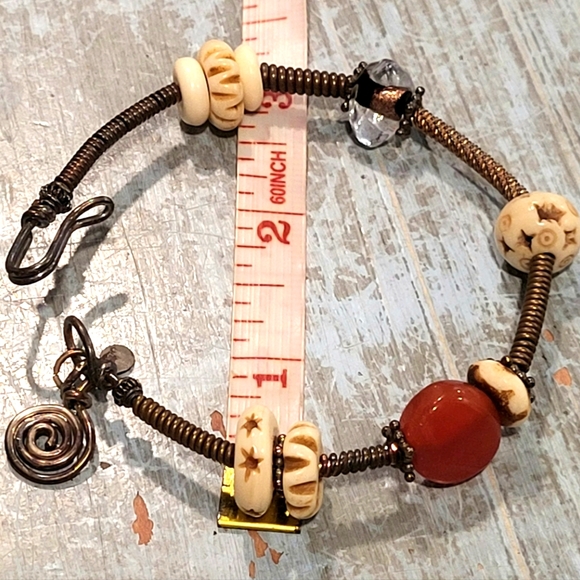Unique Vintage Artisan Bracelet - Picture 1 of 16